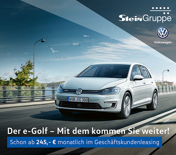 Der e-Golf – Mit dem kommen Sie weiter!